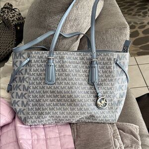 Michael Kors Light Blue Signature Tote